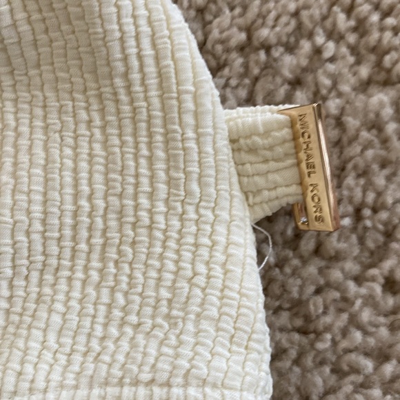 🌷MICHAEL MICHAEL KORS Women's One-Shoulder Side-Cutout Swimsuit Size 10 NWT $98 - Picture 5 of 6